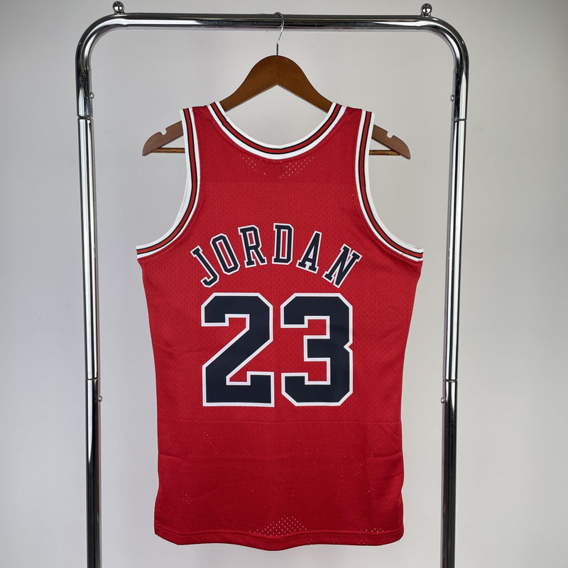 Regata Mitchell & Ness  Chicago Bulls 1986-1987 Vermelha