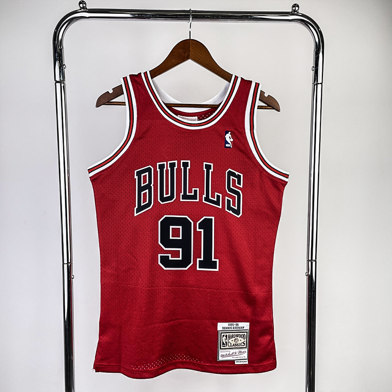 Regata Mitchell & Ness  Chicago Bulls 1986-1987 Vermelha