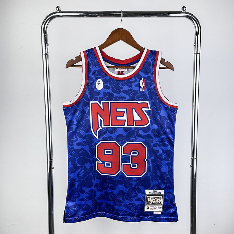 Regata Mitchell & Ness x BAPE - Brooklyn Nets Azul