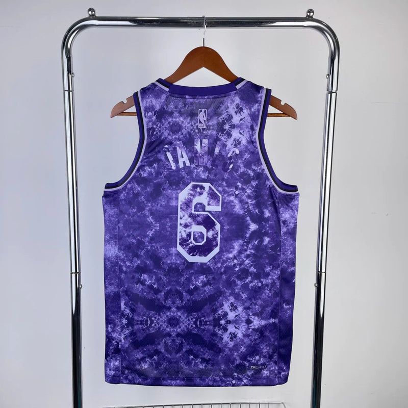 Los Angeles Lakers - Select Series Tie Dye 2023 - Masculina - Mesclado Roxo