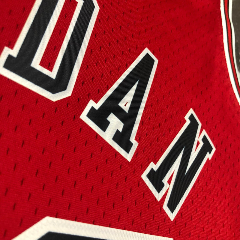 Regata Mitchell & Ness  Chicago Bulls 1986-1987 Vermelha