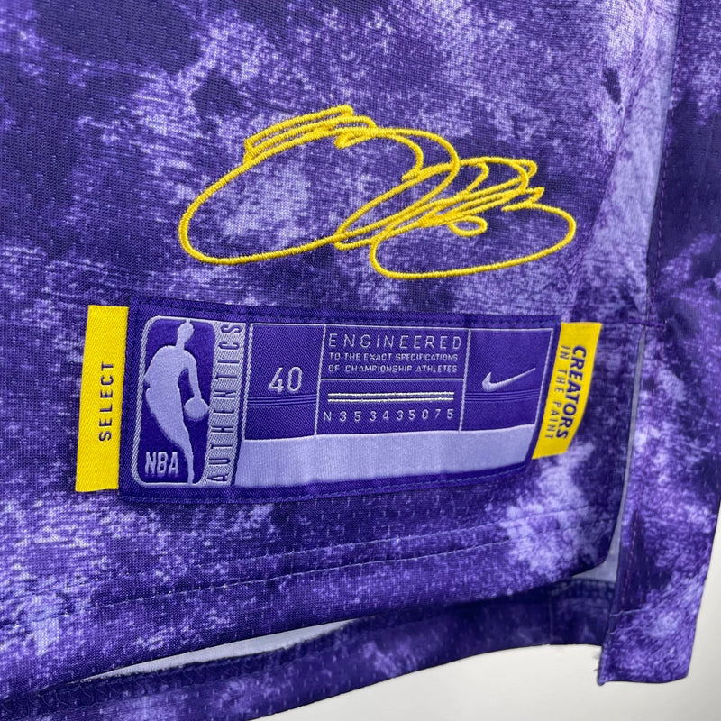 Los Angeles Lakers - Select Series Tie Dye 2023 - Masculina - Mesclado Roxo