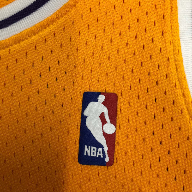 Regata Mitchell & Ness  Los Angeles Lakers 1984-1985 Amarela