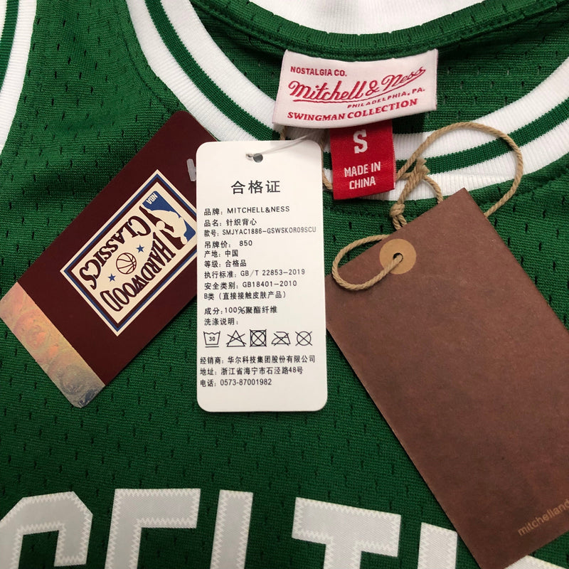 Regata Boston Celtics Mitchell & Ness 85/86