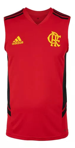 Camisa Flamengo Regata Treino 22/23 - Adidas Torcedor Masculina - Vermelha