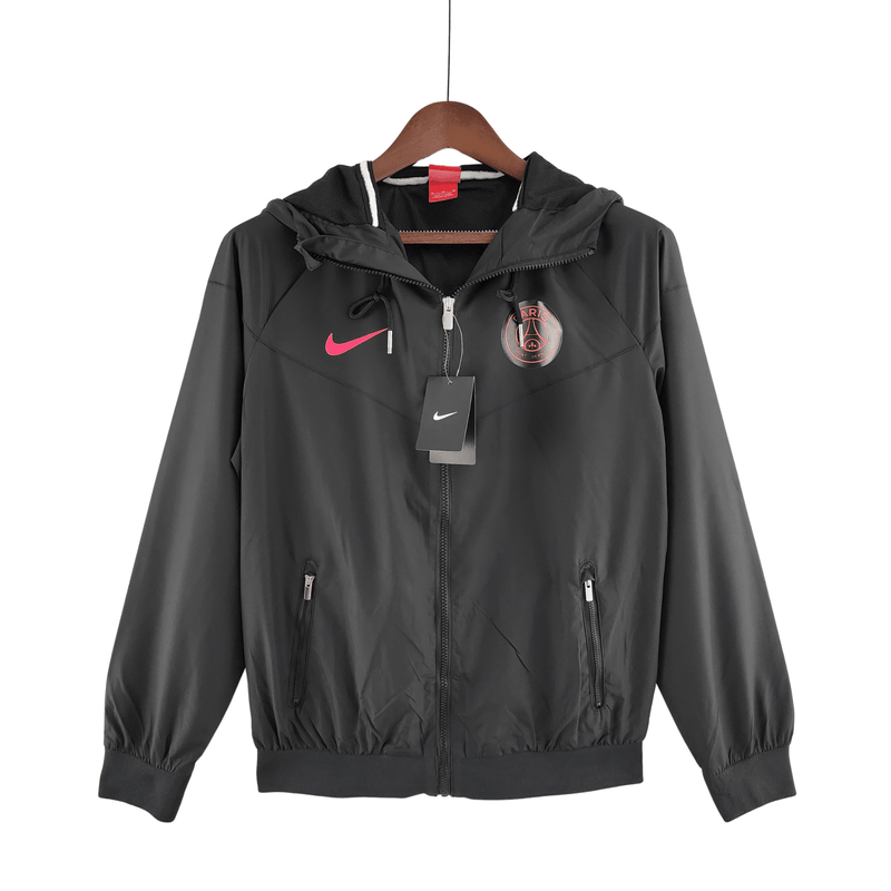 Corta Vento PSG Jordan 2022 - Nike Preto e Rosa