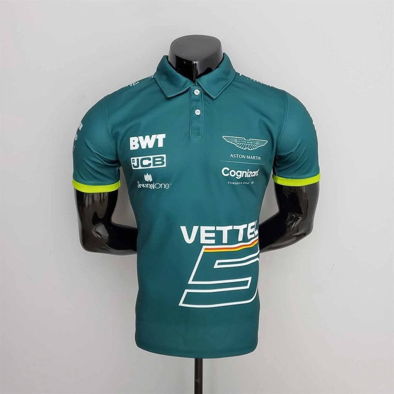 Camisa Aston Martin - Sebastian Vettel