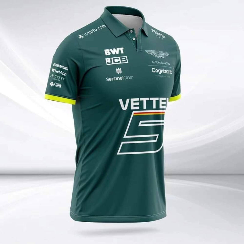 Camisa Aston Martin - Sebastian Vettel