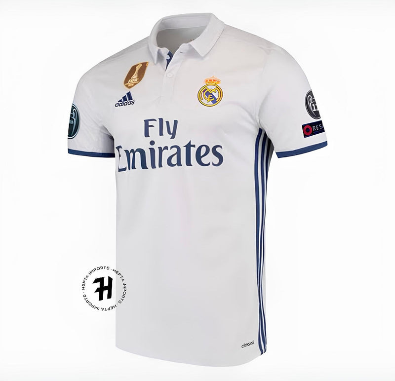 Camisa Retrô Real Madrid Home 16/17 - Adidas Torcedor Masculina - RONALDO