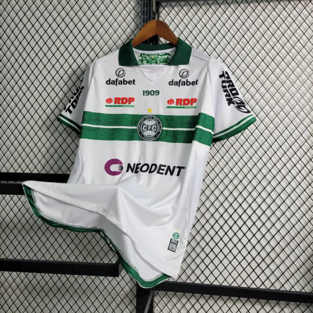 Camisa Coritiba Home 2023 Torcedor Masculina - Branca