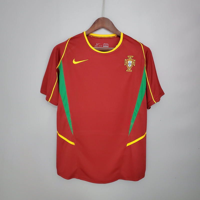 Camisa Portugal Home (1) 2002 Nike Retrô Masculina