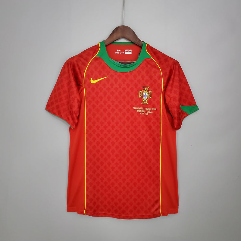 Camisa Portugal Home (1) 2004 Nike Retrô Masculina