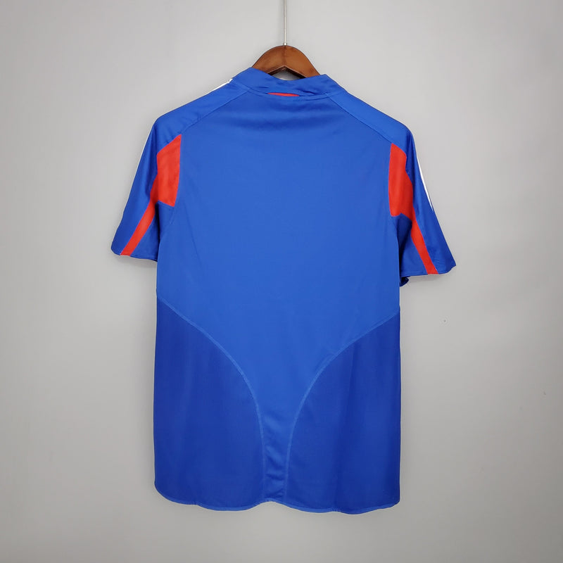 Camisa França Home (1) 2004 Adidas Retrô Masculina