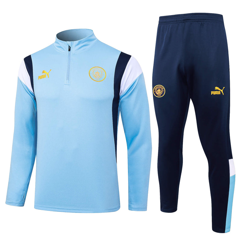 Conjunto de Treino Manchester City 24/25 - Azul