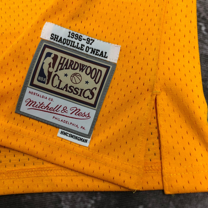 Regata Mitchell & Ness  Los Angeles Lakers 1984-1985 Amarela