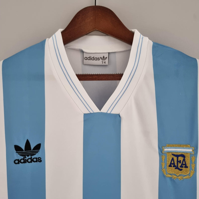 Camisa Argentina Home (1) 1993 Adidas Retrô Masculina