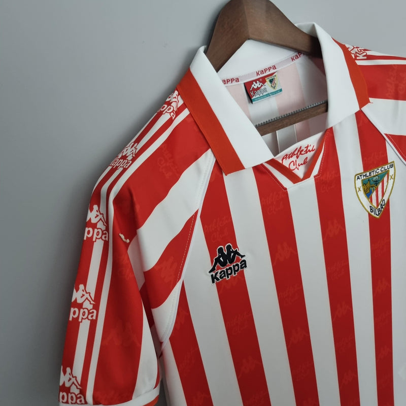 Camisa Athetic Bilbao Home (1) 1995/97 Kappa Retrô Masculina