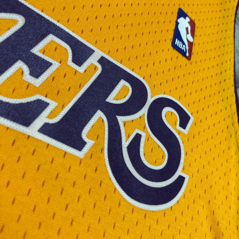 Regata Mitchell & Ness  Los Angeles Lakers 1999-00 Dourada