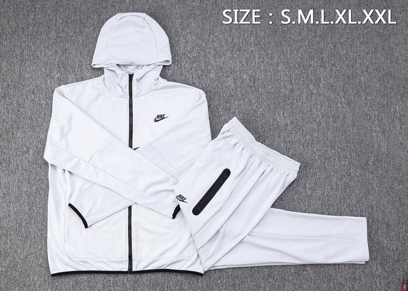 Conjunto Nike Sportswear Tech Fleece - Agasalho e Calça - Branco