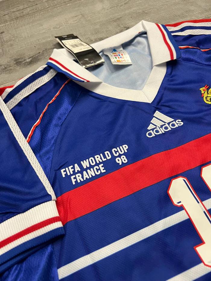 Camisa Seleção França Titular Retro 1998/98 - Adidas Torcedor Masculina