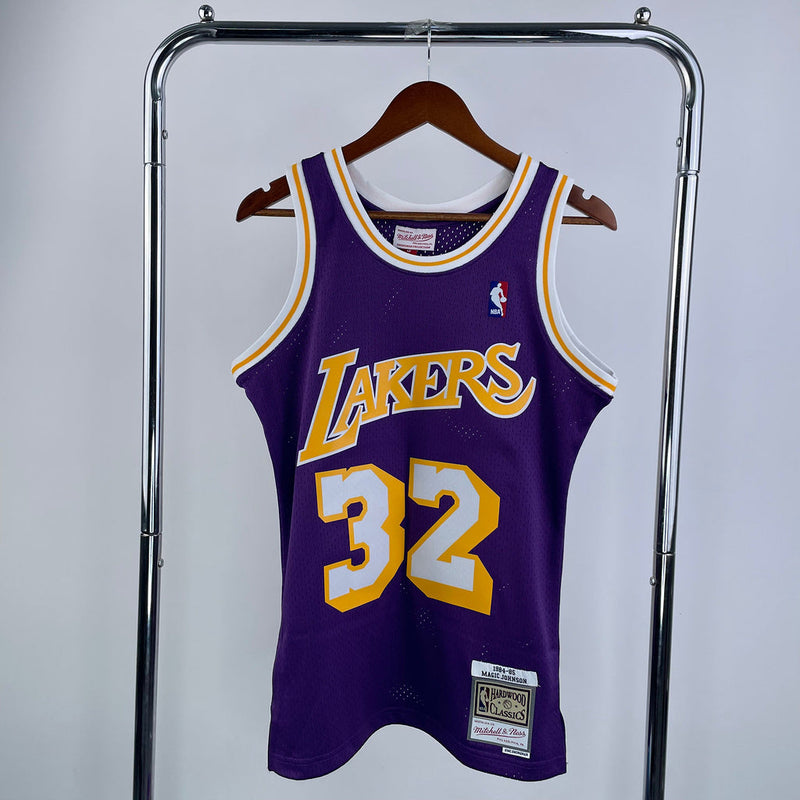 Regata Los Angeles Lakers Mitchell & Ness Away 84/85