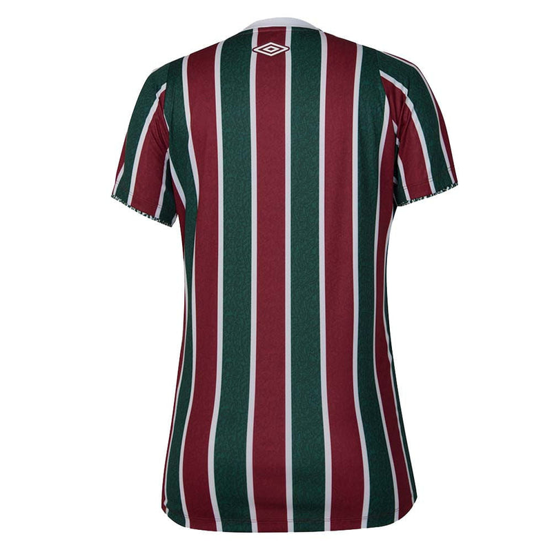 Camisa Fluminense I 24/25 Torcedor Umbro Feminino - Verde e Vinho